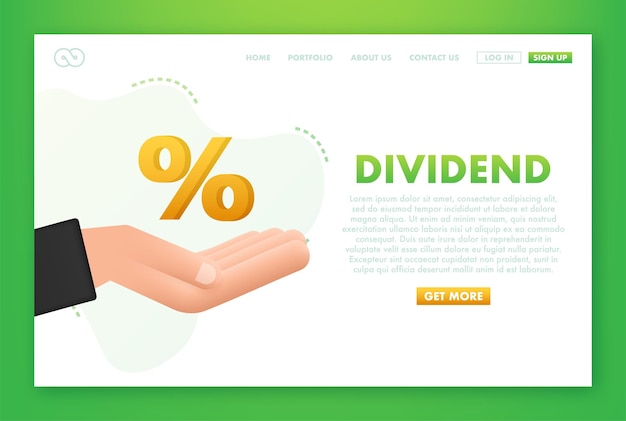 Dividend stocks Business financial investment Public company payback profit