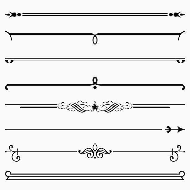 Vector dividers (set 19)