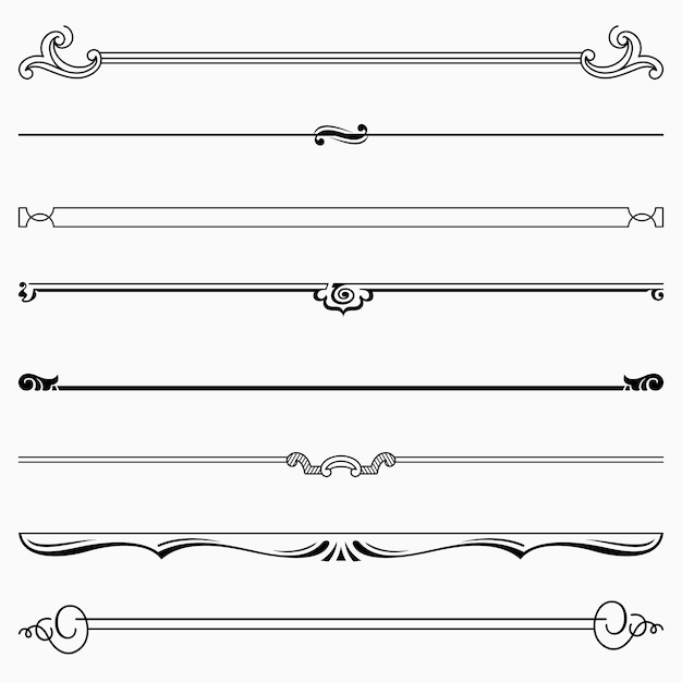 Vector dividers (set 29)