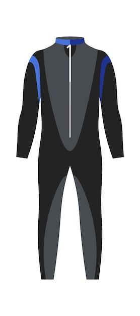 Vector diving suit underwater equipment vector illustration