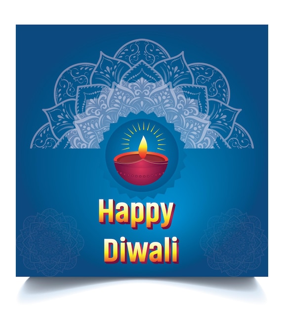 Vector diwali background design for banner poster flyer website banner happy diwali festival background