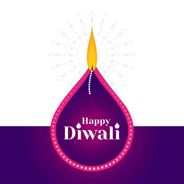 Diwali Bloemen abstracte vector achtergrond