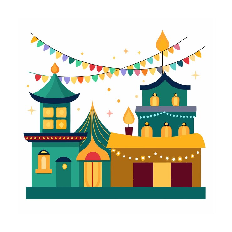 Vector ディワリコンセプトイラストレーション
