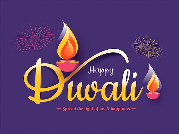 Diwali Festival Background.