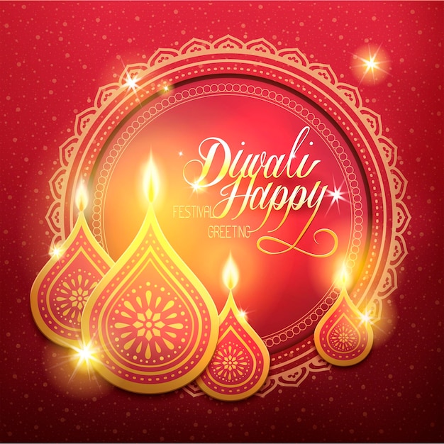 Saluto per la festa di diwali