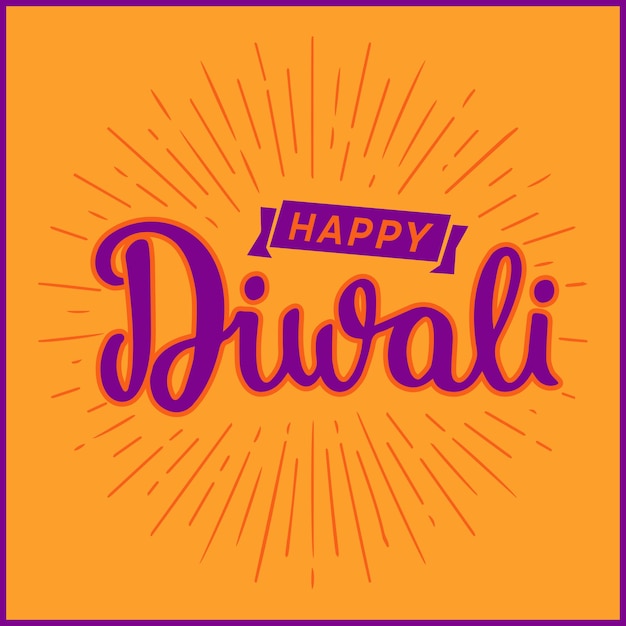 Diwali festival of light vector design