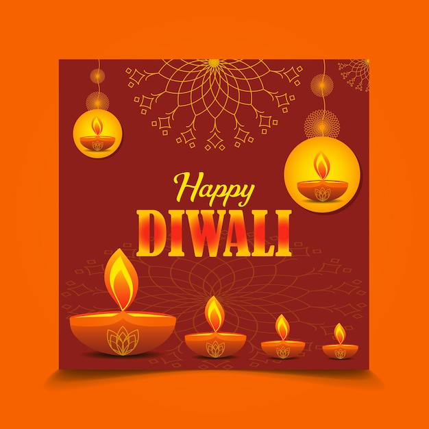 Diwali festival viering banner