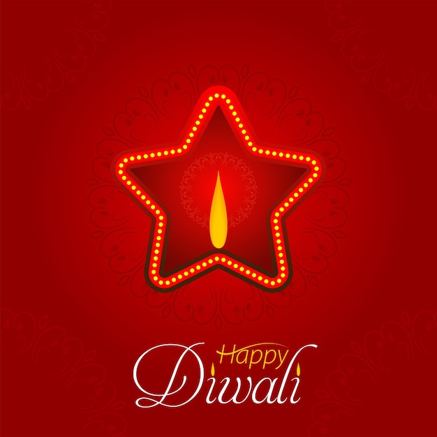 Diwali Floral abstract vector background