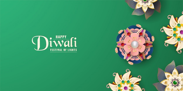 Diwali is festival of lights of hindu for invitation background.