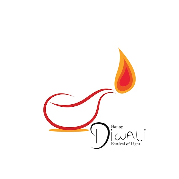 Diwali logo and vector template