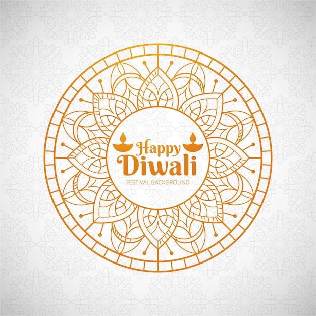 Moderno diwali felice sfondo