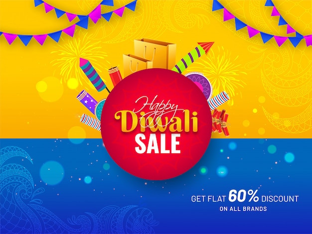 Diwali sale banner.