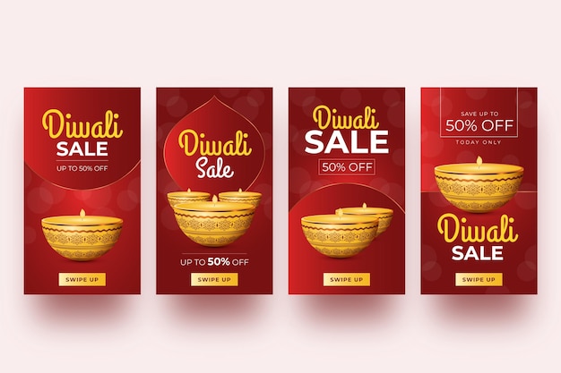 Diwali sale instagram stories