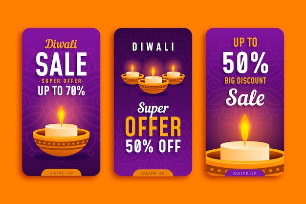 Diwali vendita storie di instagram