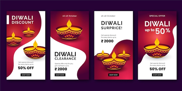 Diwali vendita storie di instagram