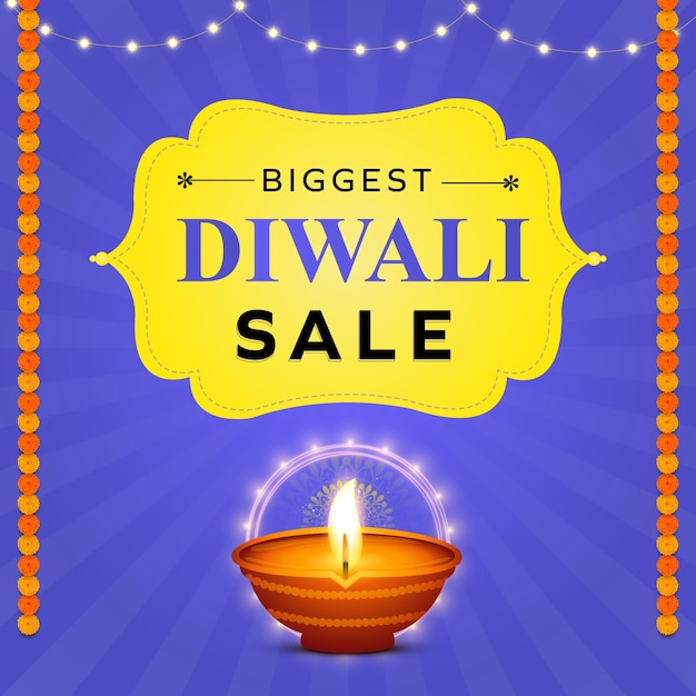 Vector diwali-uitverkoop