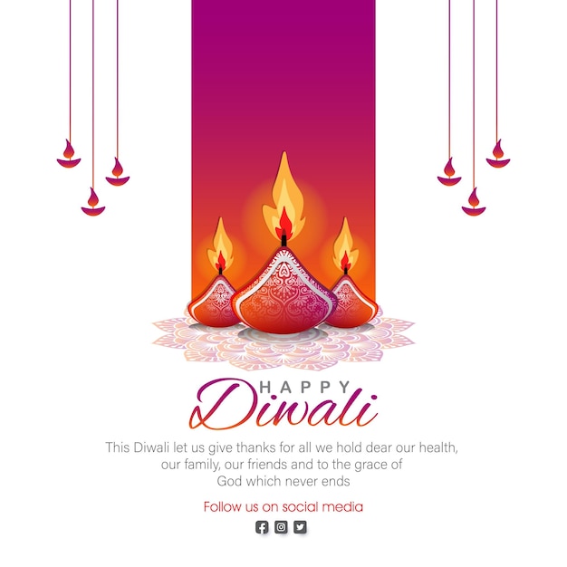 Bandiera dei desideri di diwali