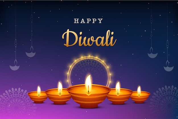 Vettore desideri di diwali