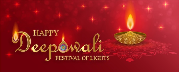 디왈리 디파발리(diwali Deepavali) 또는 디파발리(dipavali) 인도 조명 축제를 위한 조명이 있는 디야 램프