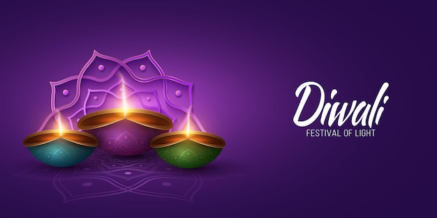 Premium Vector | Diya lamps with traditional mandala ornament burning for diwali holiday of lights trendy greeting card in indian style stylish festive cover for website 3d vector illustration Premium Vector | Diya lamps with traditional mandala ornament burning for diwali holiday of lights trendy greeting card in indian style stylish festive cover for website 3d vector illustration