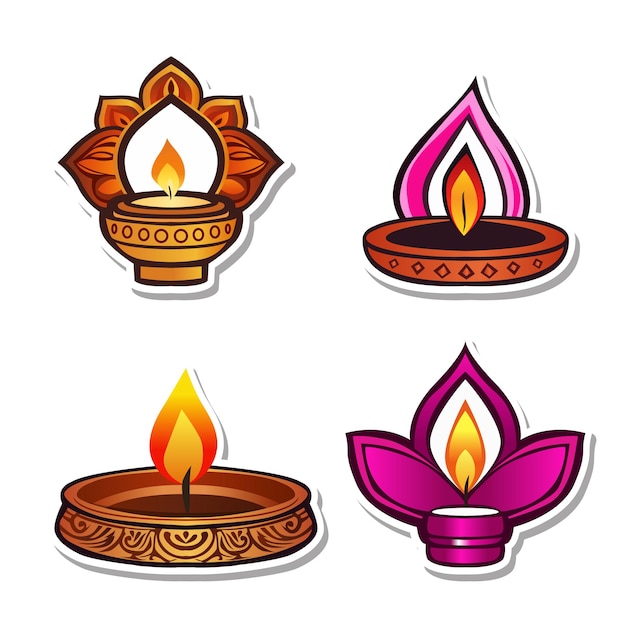 Diya-sticker