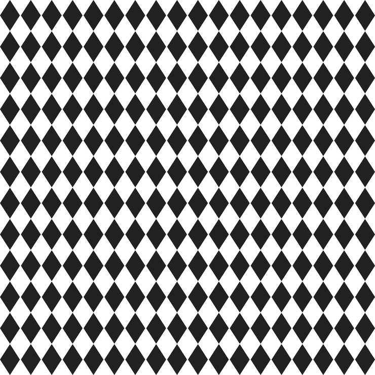 Vector dizzying diamonds harlequin rhombus pattern vector seamless