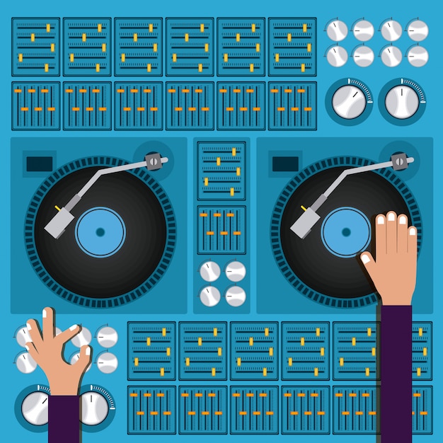 Vector dj design