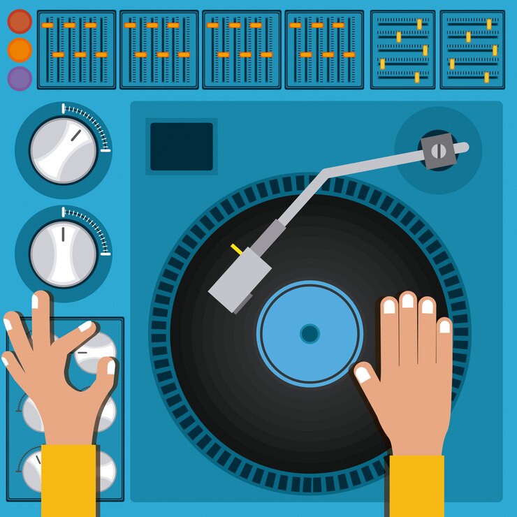 Vector djデザイン