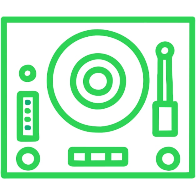 Vector dj equipment icon