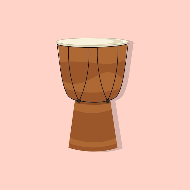 Djembe houten percussie-instrument