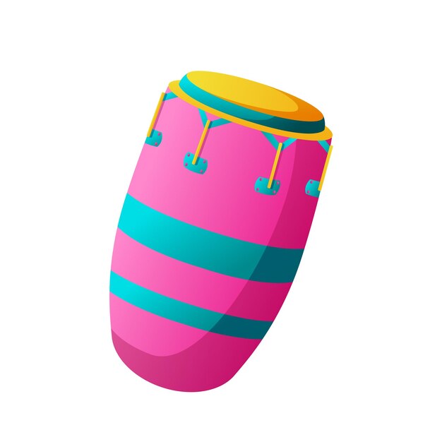 Vector djembe icon design illustration