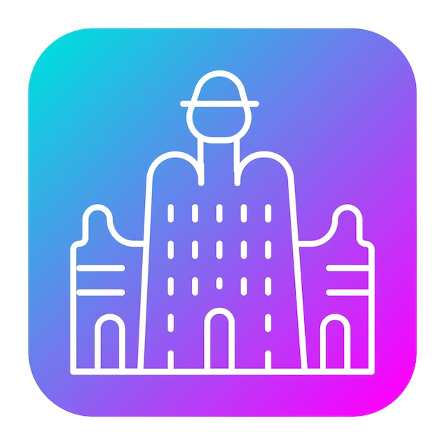 Djenne vector icoon Kan worden gebruikt voor landmarks iconset