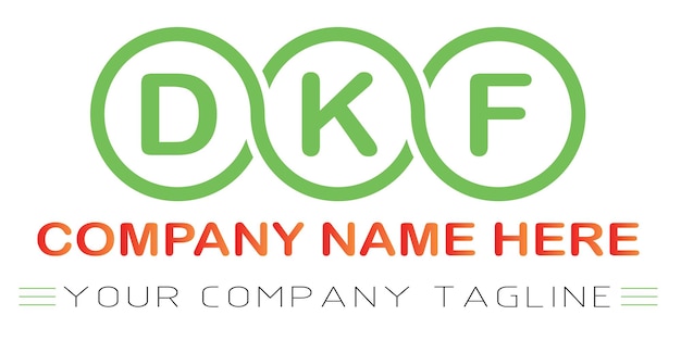 DKF brief logo ontwerp