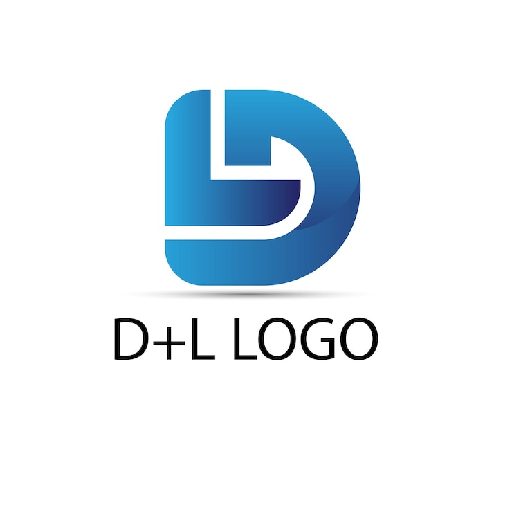 Vector dl logo design