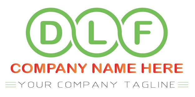 DLF brief logo ontwerp