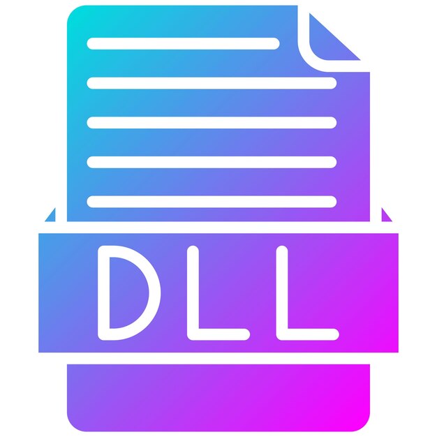 Вектор Стиль векторной иллюстрации dll