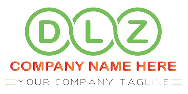 Дизайн логотипа буквы DLZ