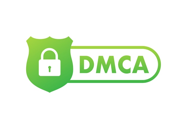 Vector dmca digital millennium copyright act copywriter and freelancer intellectual property