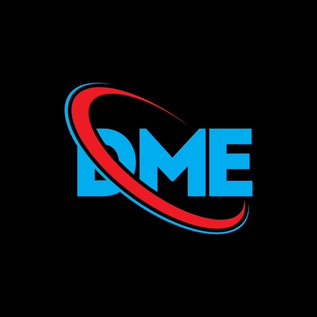 DME logo DME letter DME letter logo design Initials DME logo linked with circle and uppercase monogram logo DME typography for technology business and real estate brand