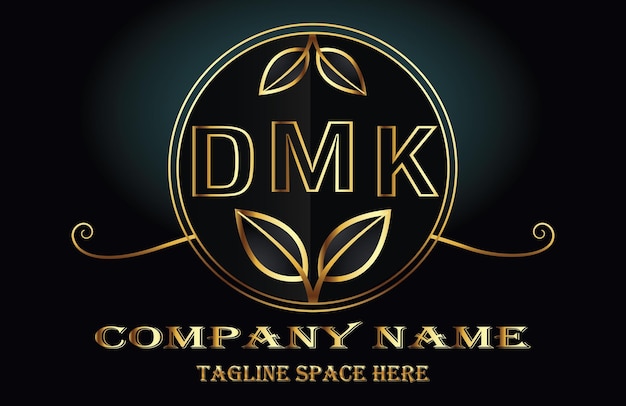 Vector dmk letter logo