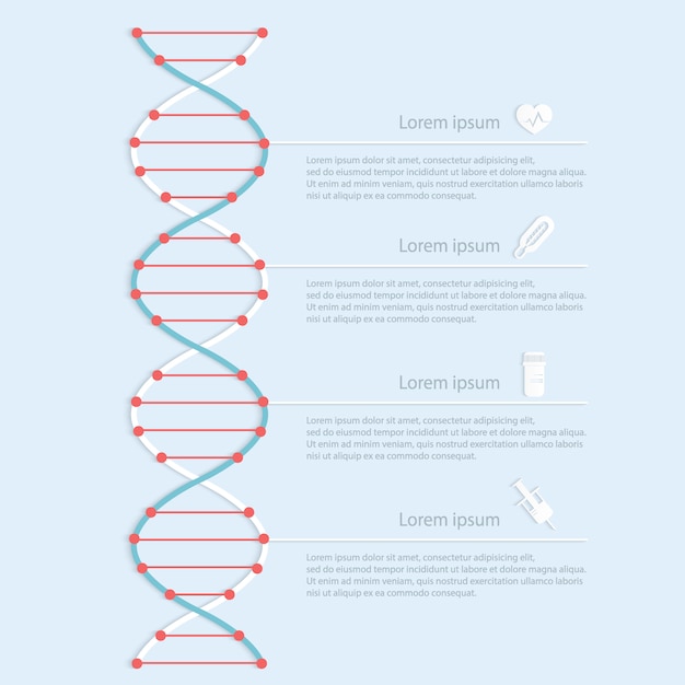 Vector dna banner