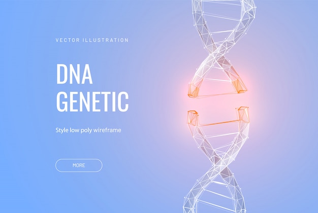 Concetto di malattia del dna.