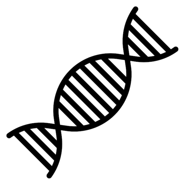 DNA-icon vectorbeeld Kan worden gebruikt voor verpleegkunde