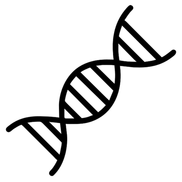 DNA icoon schets