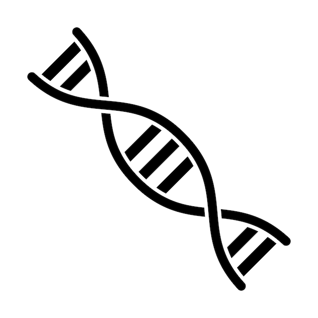 DNA-icoon vector
