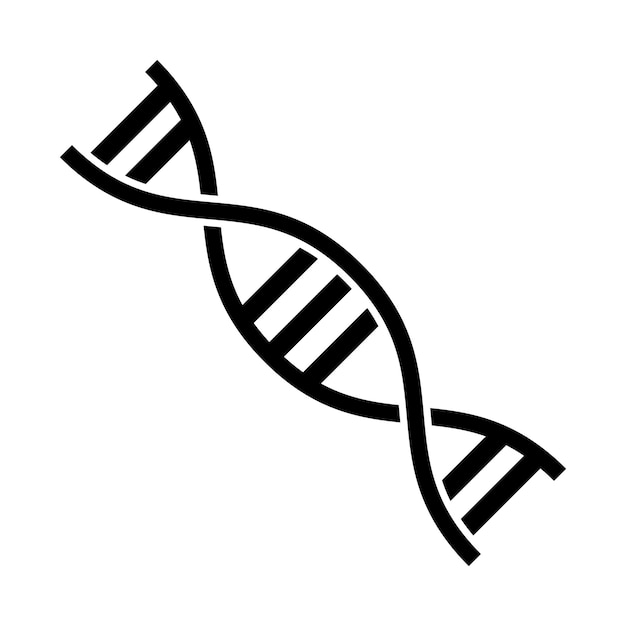 DNA-icoon vector