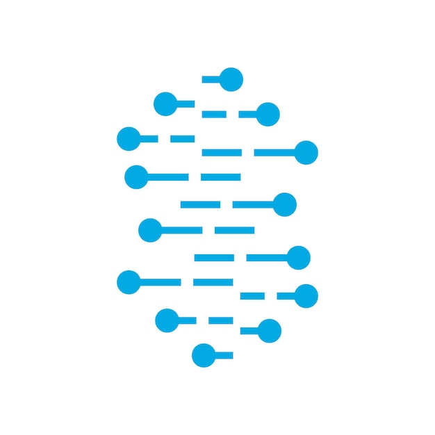 Vector dna illustratie pictogram vector embleemontwerp