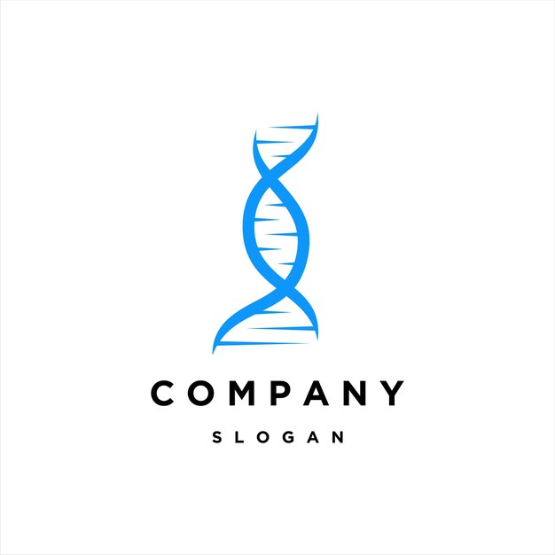 Dna logo icon design template