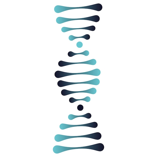 Dna molecule sign, genetic element