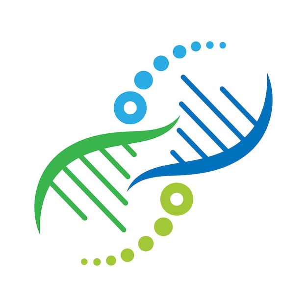 DNA-pictogram logo ontwerp